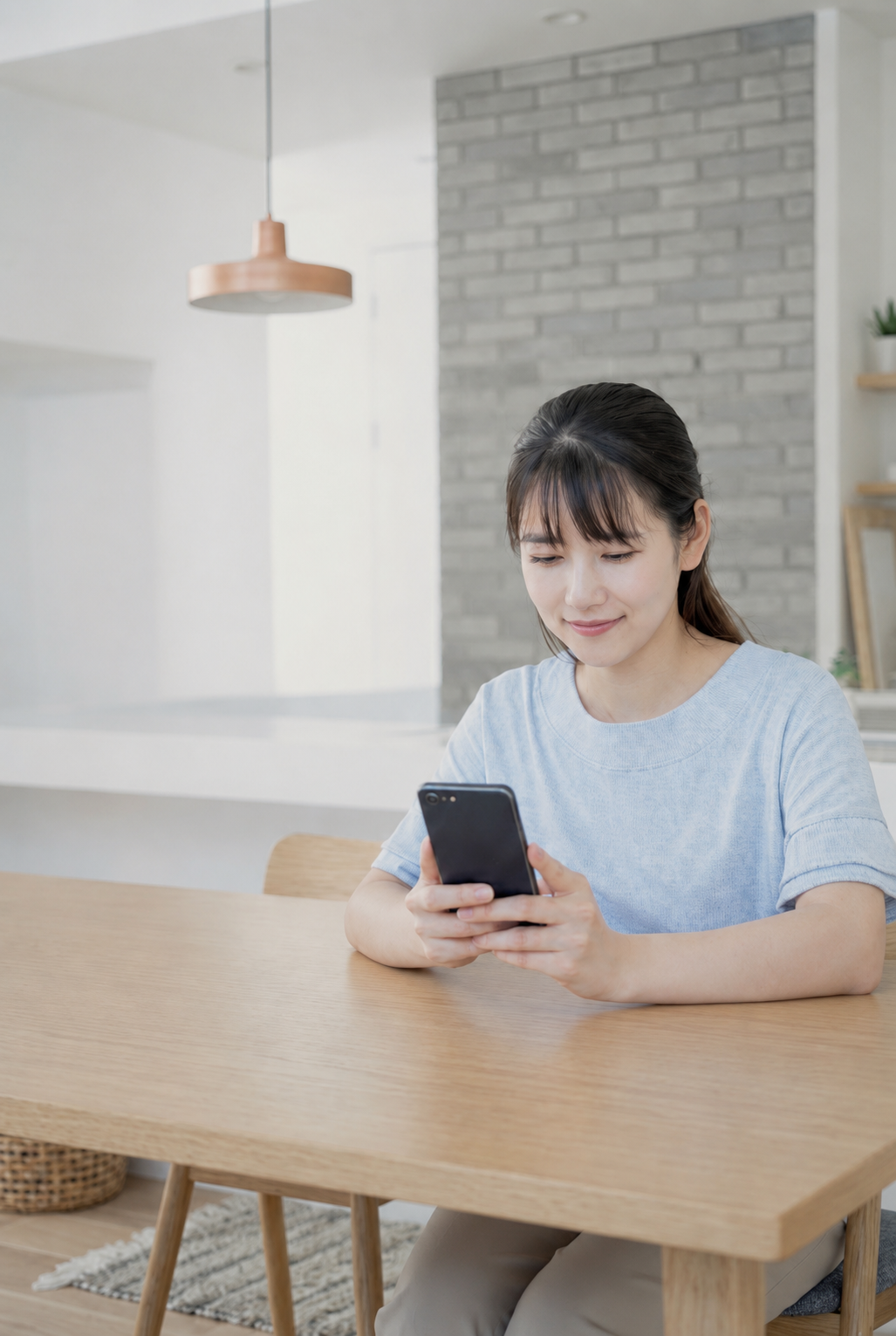 理想の空間について話すための落ち着いたリビング